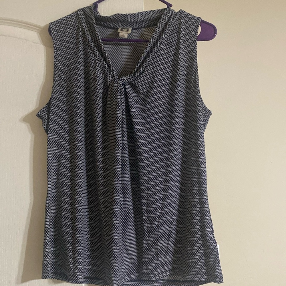 Anne Klein sleeveless blouse
